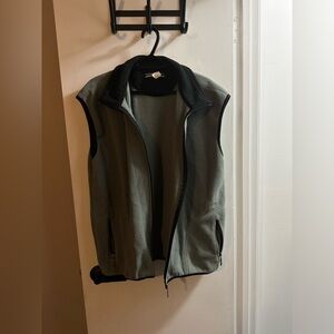 Vintage Green Fleece Vest